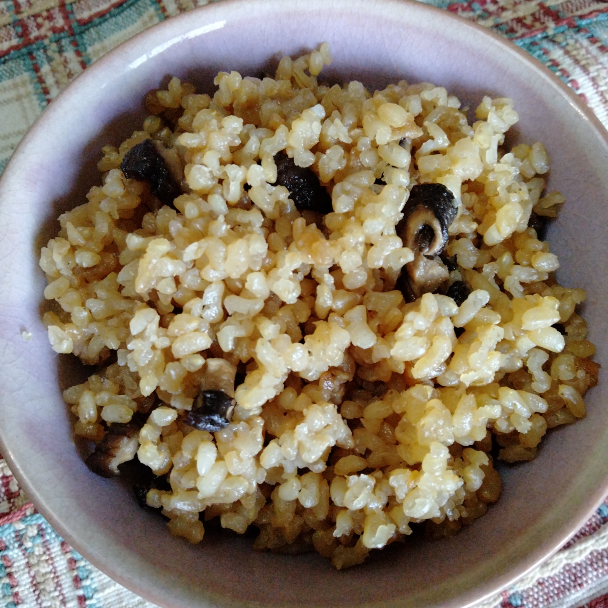 干し椎茸の炊き込みご飯