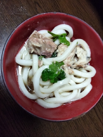 鯖とみょうがの冷やしうどん