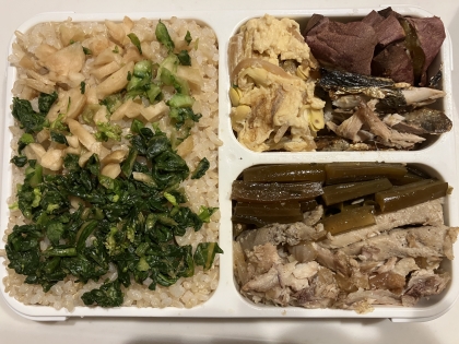 お弁当の一品でつくりました。美味しくできました。