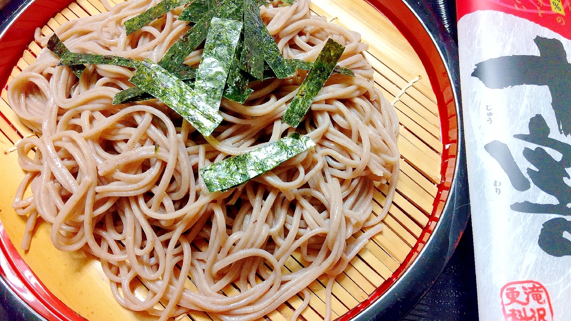 ざる蕎麦でヘルシーに♪