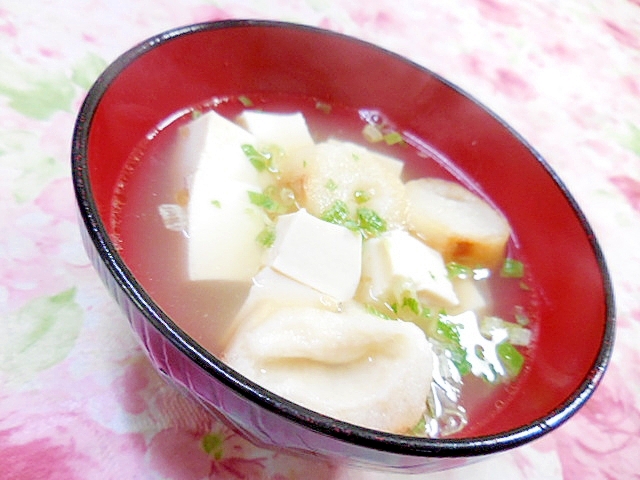 ❤白えびおつゆ麩と絹豆腐の御吸物❤