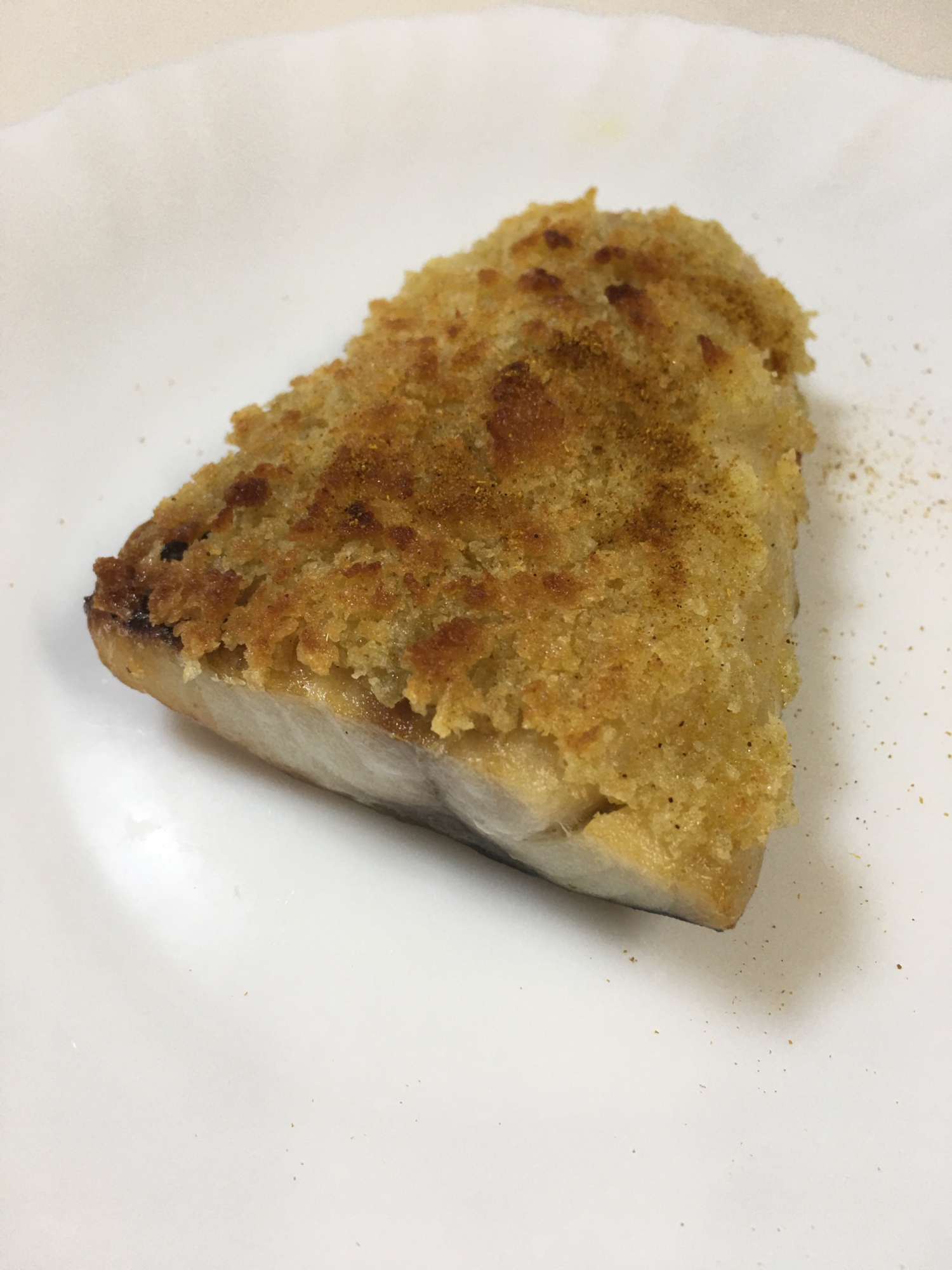 お弁当に！塩サバのパン粉焼き⭐︎カレー風味
