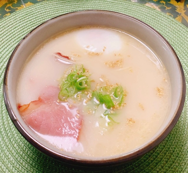 ねぎごま♪長浜ラーメン✧˖°