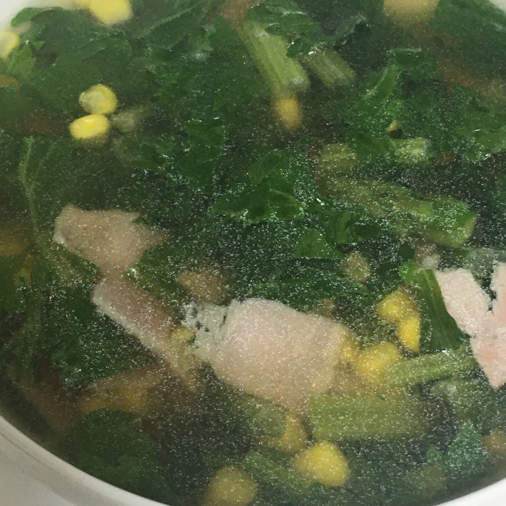 セロリたっぷり ベーコンとコーンのコンソメスープ レシピ 作り方 By Kodaru 楽天レシピ