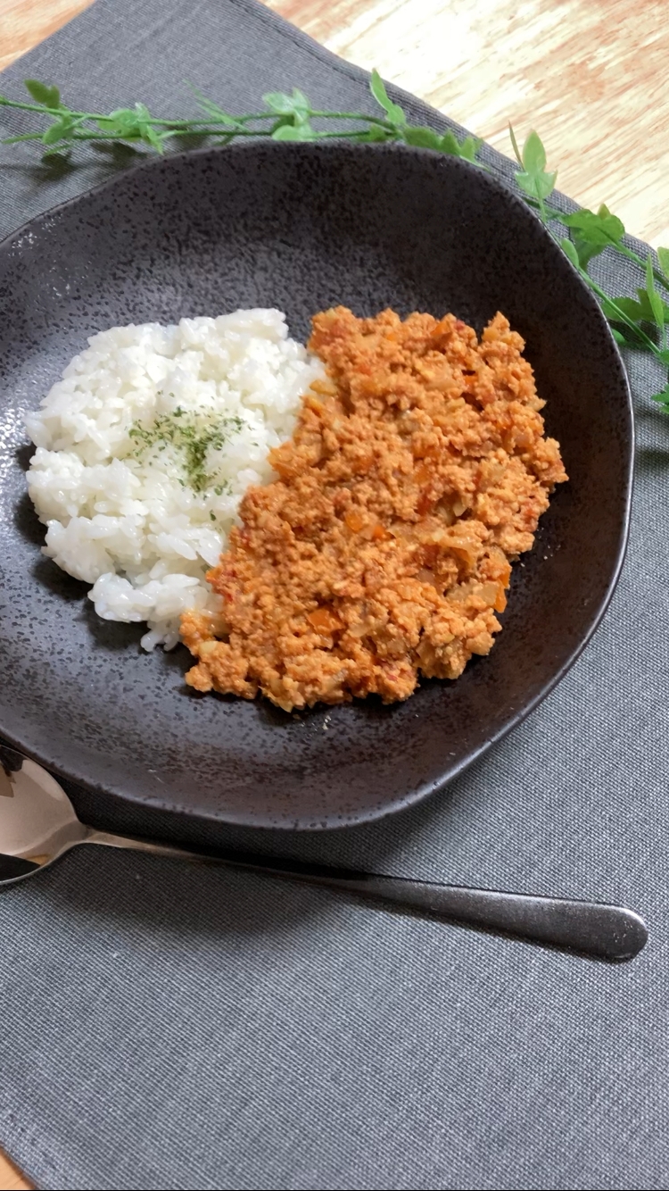 カレールウ無し！トマトキーマカレー