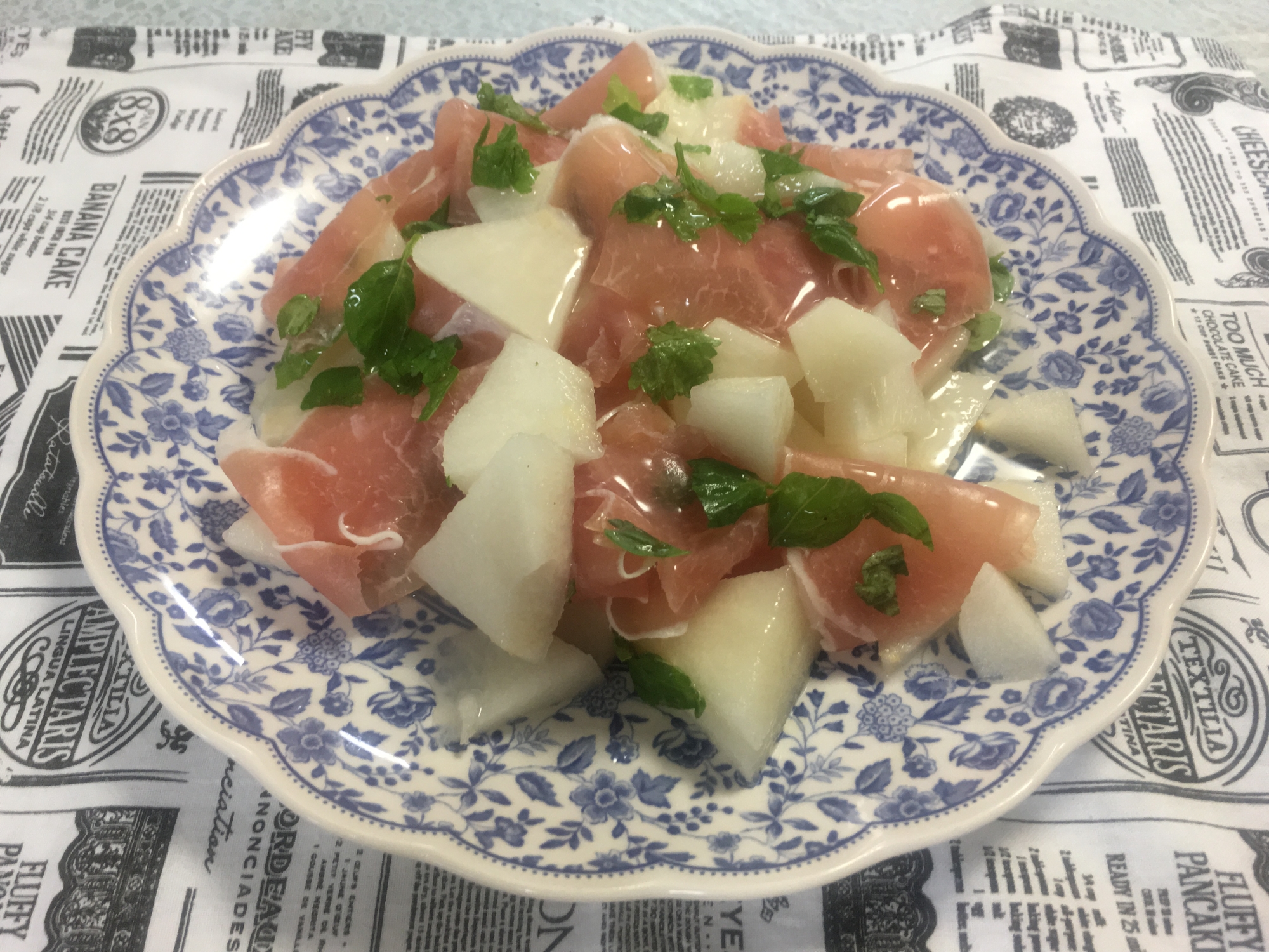 梨と生ハムのイタリアンサラダ