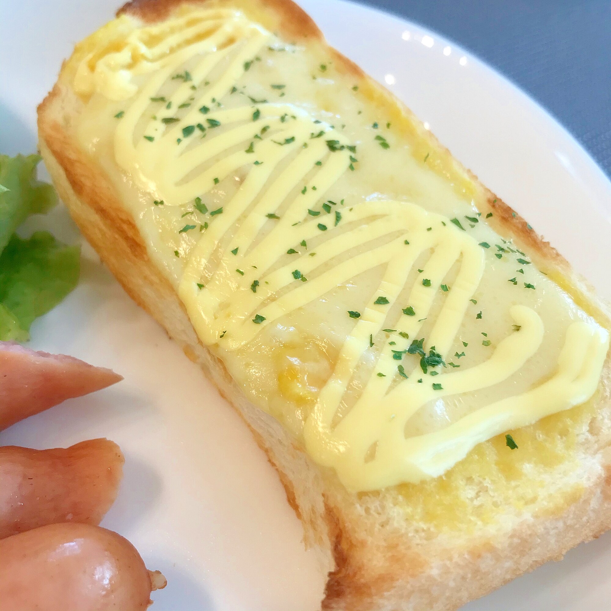 ☆朝食☆コーンスープ＆チーズトースト レシピ・作り方 by ☆haruru