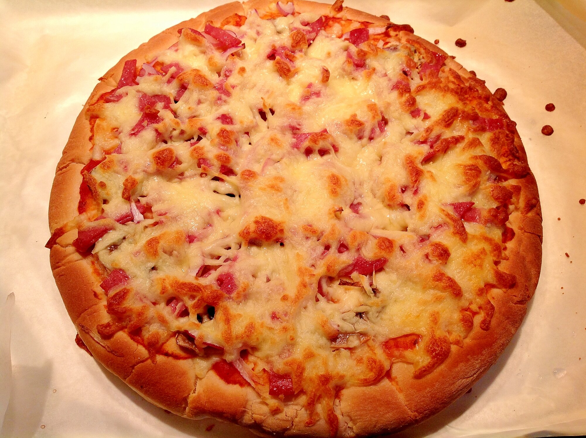 ポートベローマッシュルームピザのレシピ