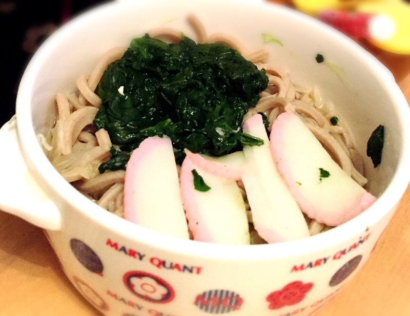 離乳食後期〜完了♬薄味お蕎麦♬