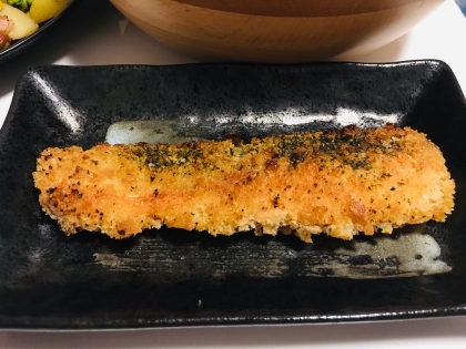 ボリューム満点…❤鮭のパン粉焼き
