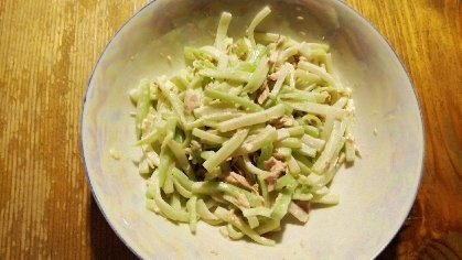 ハヤトウリのツナサラダ