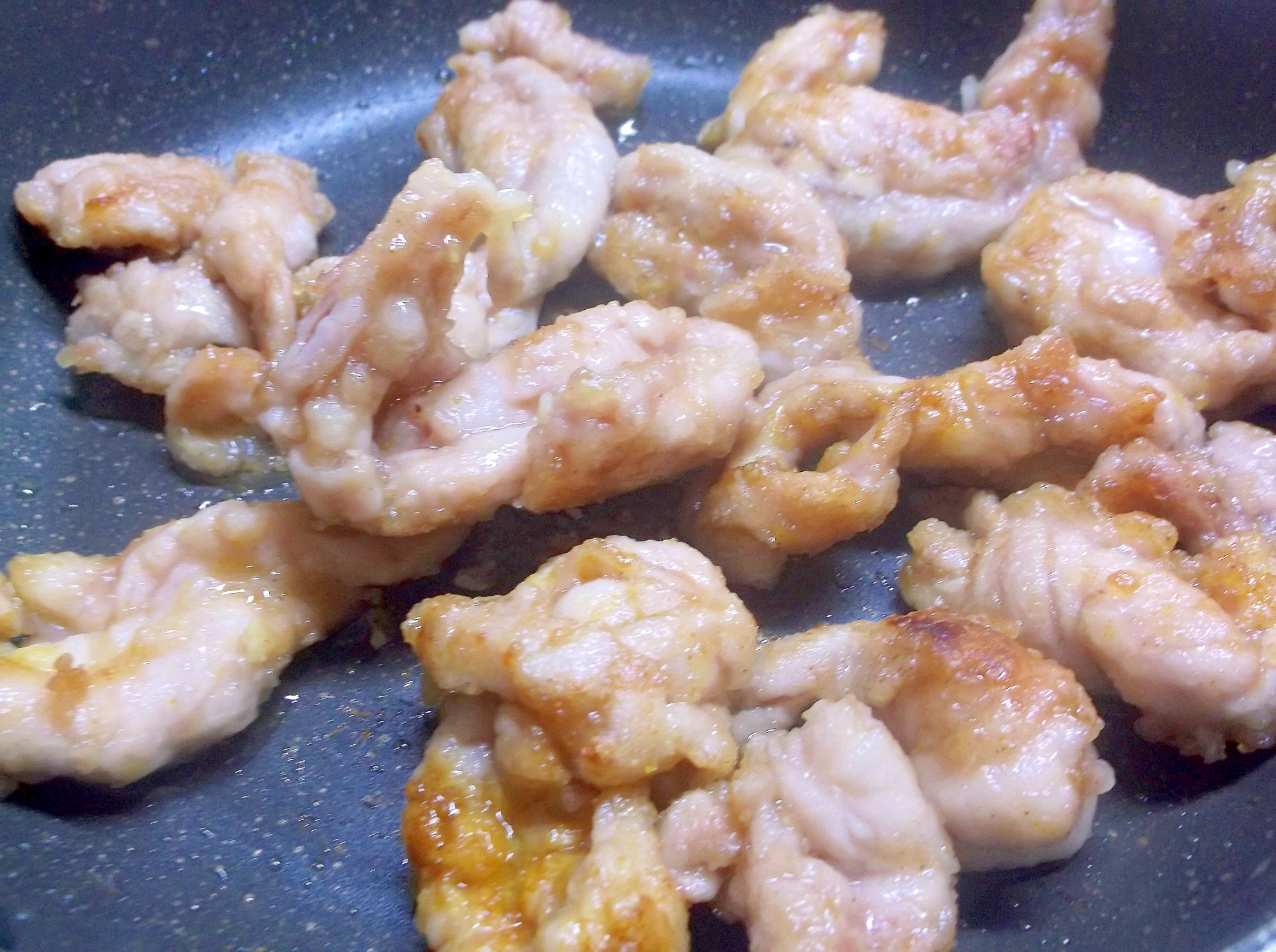 鶏せせりのカレー風味揚げ焼き☆