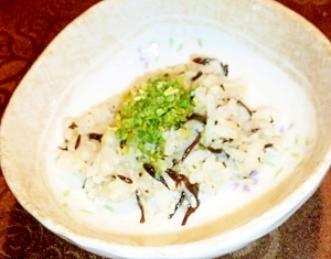 美味しい離乳食★じゃことひじきの海鮮がゆ