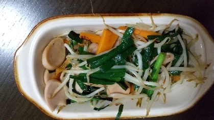 我が家の定番☆魚肉ソーセージで野菜炒め