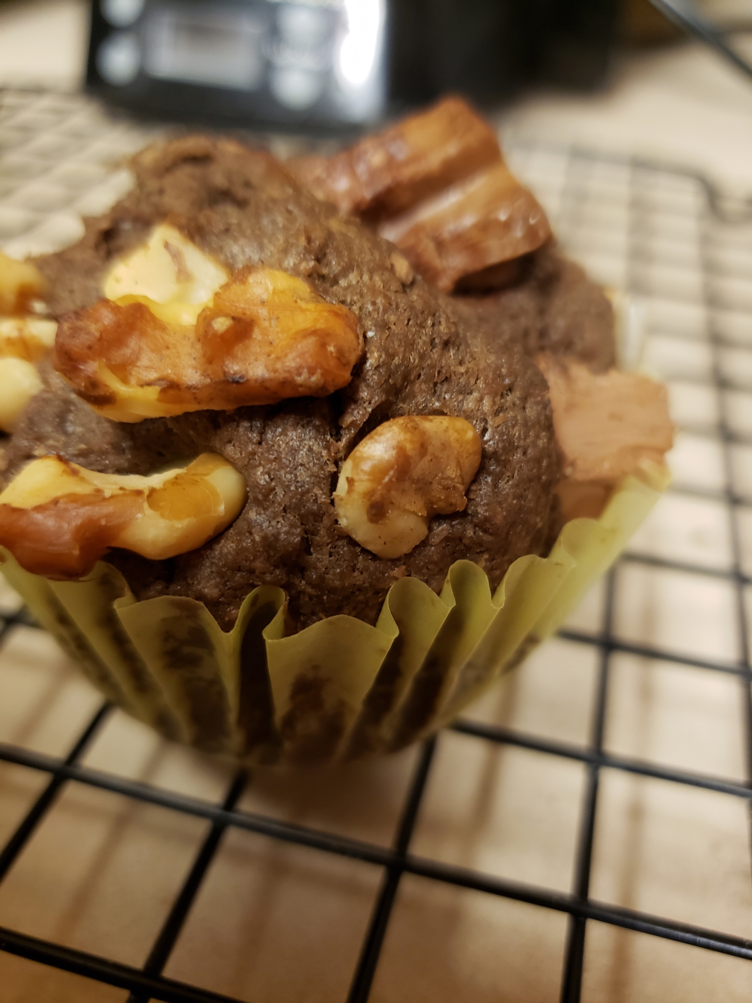 チョコとくるみのコーヒーマフィン