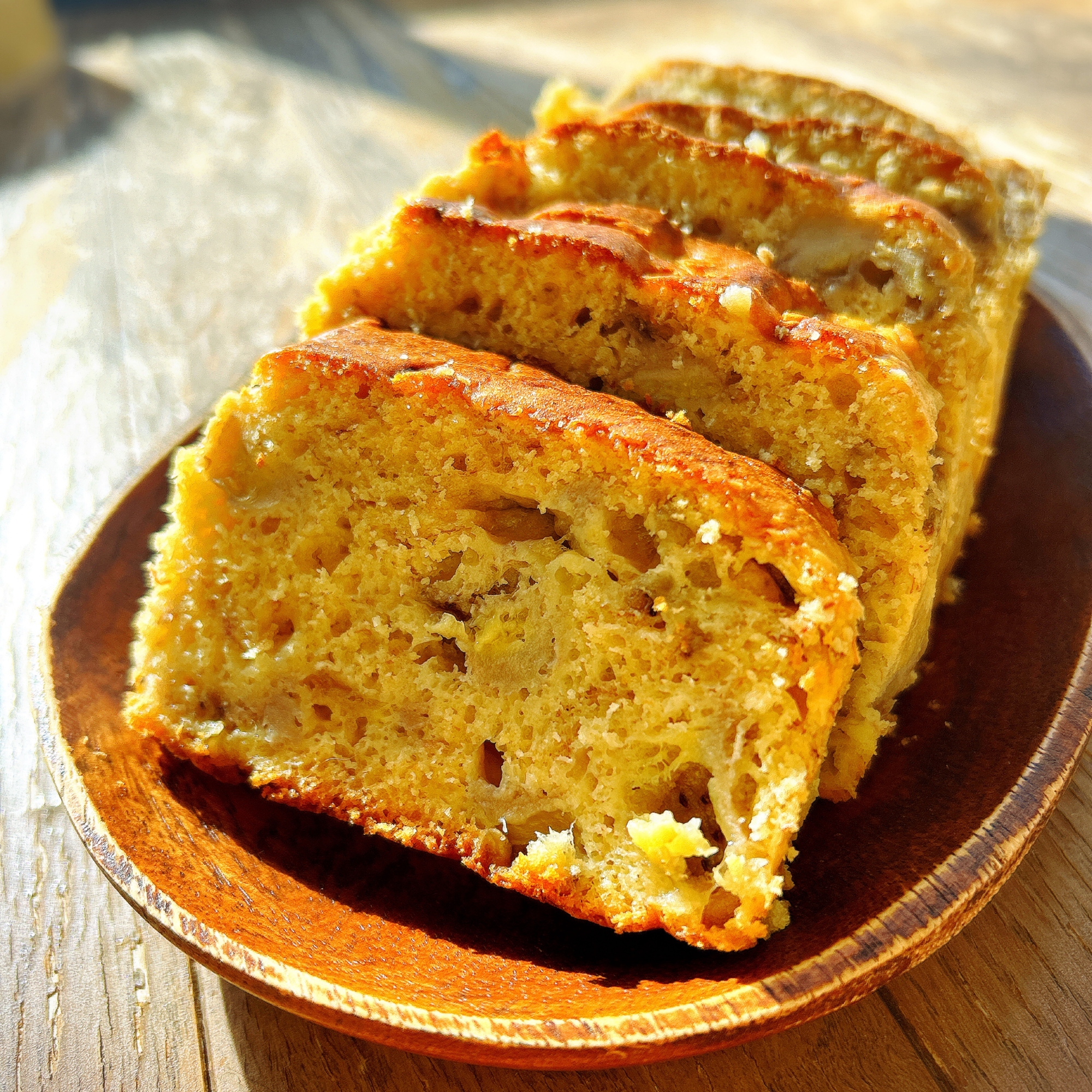 熟バナナ救済♪ホケミでしっとりパウンドケーキ。