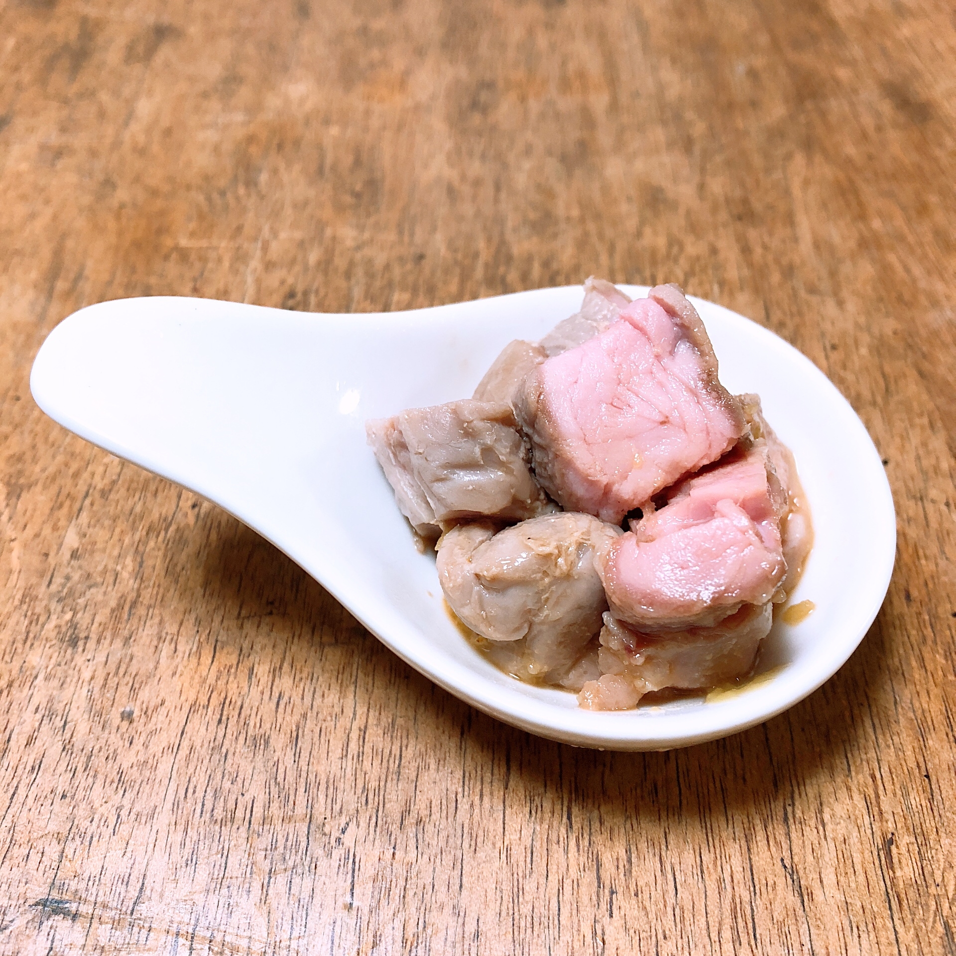 豚ヒレ肉のワサビ醤油和え