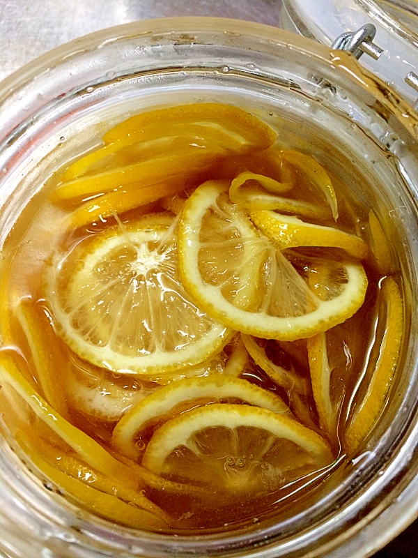 固まってしまった蜂蜜で作るハチミツレモン レシピ 作り方 By ノンパルンパ 楽天レシピ