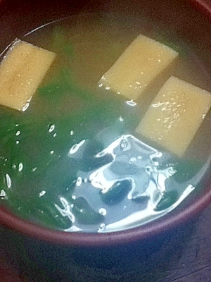高野豆腐とニラの味噌汁【ほっこり献立】