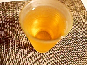 柚子茶割り　梅酒♪