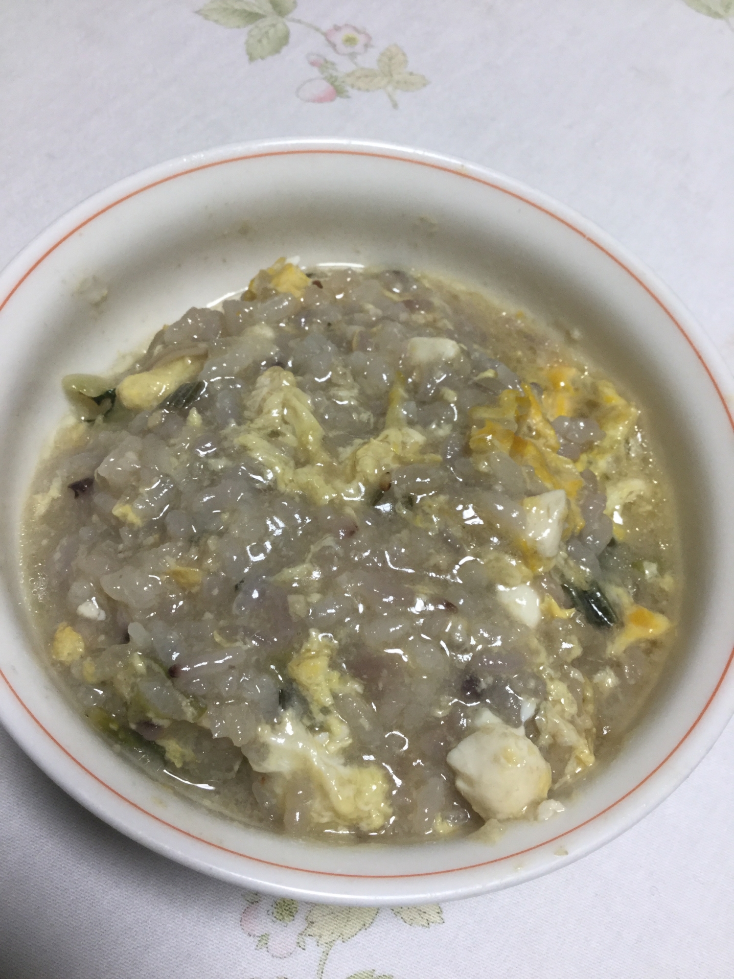 白味噌風味の雑炊