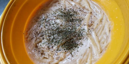 レンジで簡単☆チーズクリームのパスタソース♪