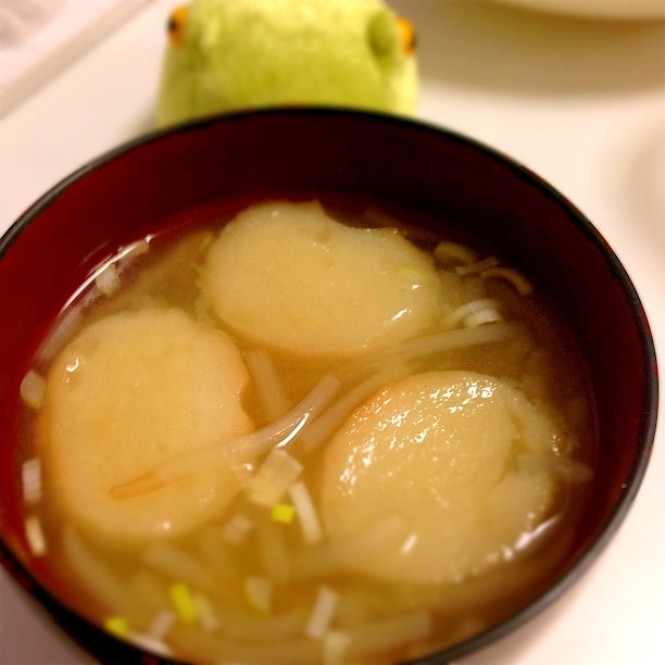 簡単便利★お麩ともやしの味噌汁