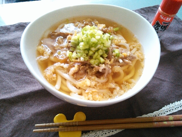 節約リメイク！旨うま肉うどん♡