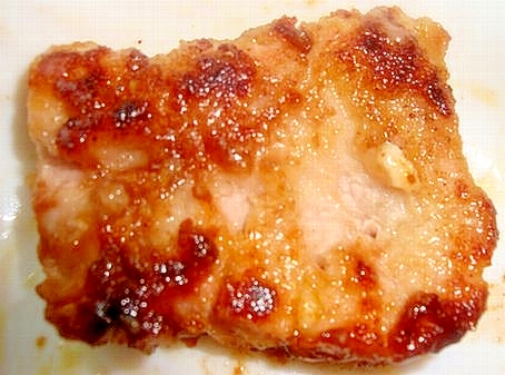 【うま塩】の豚肉のハチミツ味噌焼き