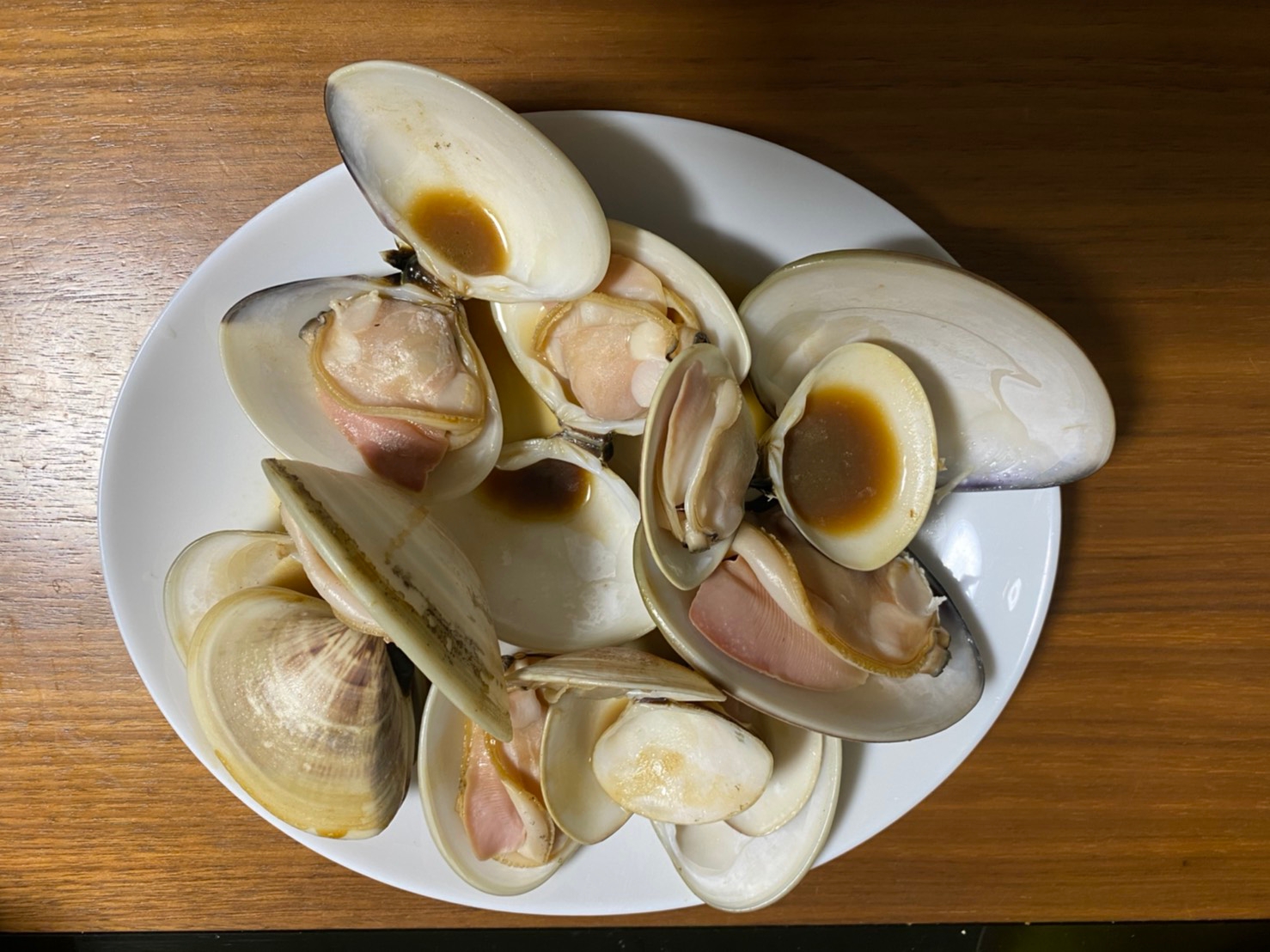 ハマグリのバター醤油