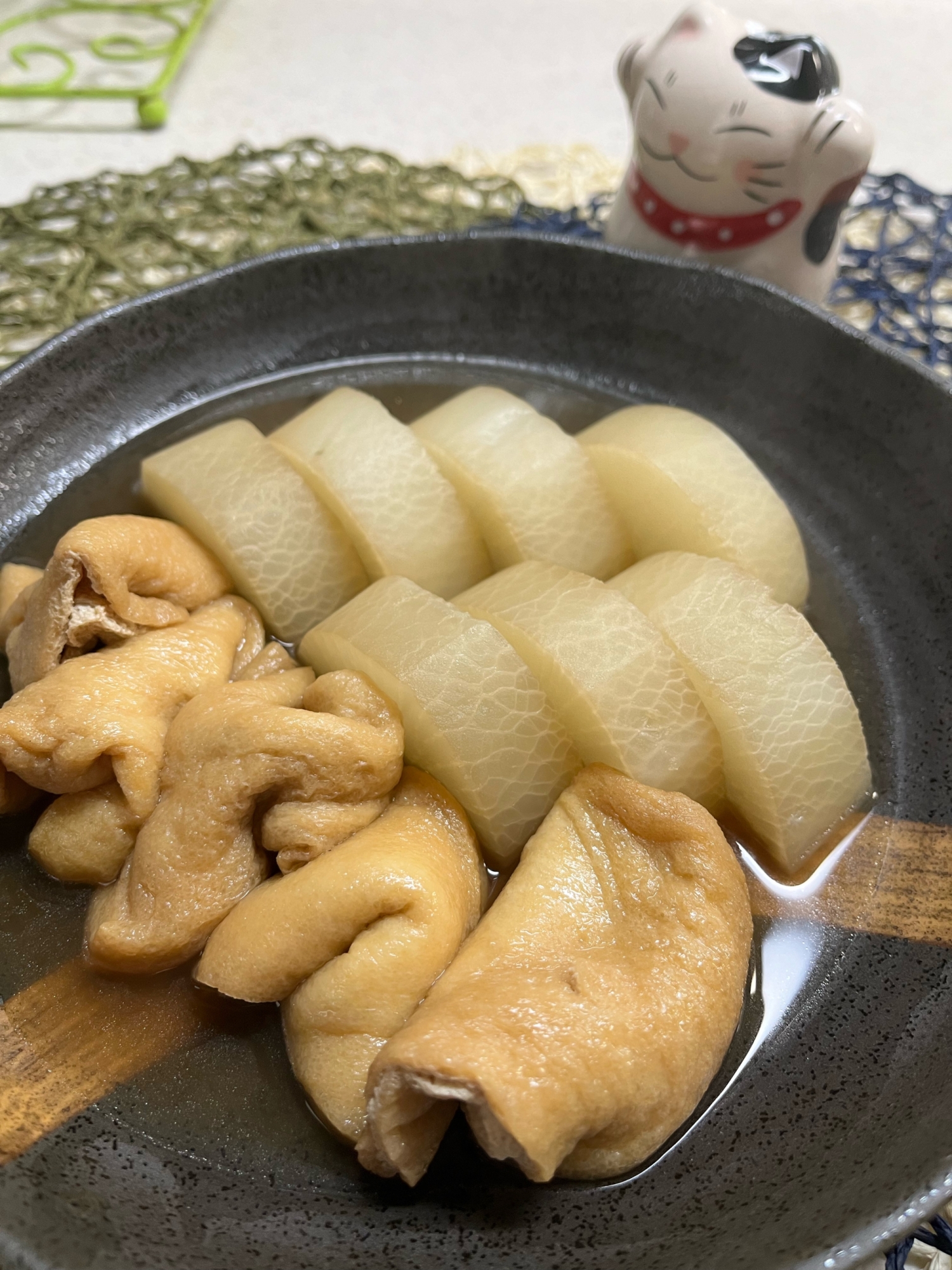 ほっこり♬大根と油揚げの煮物