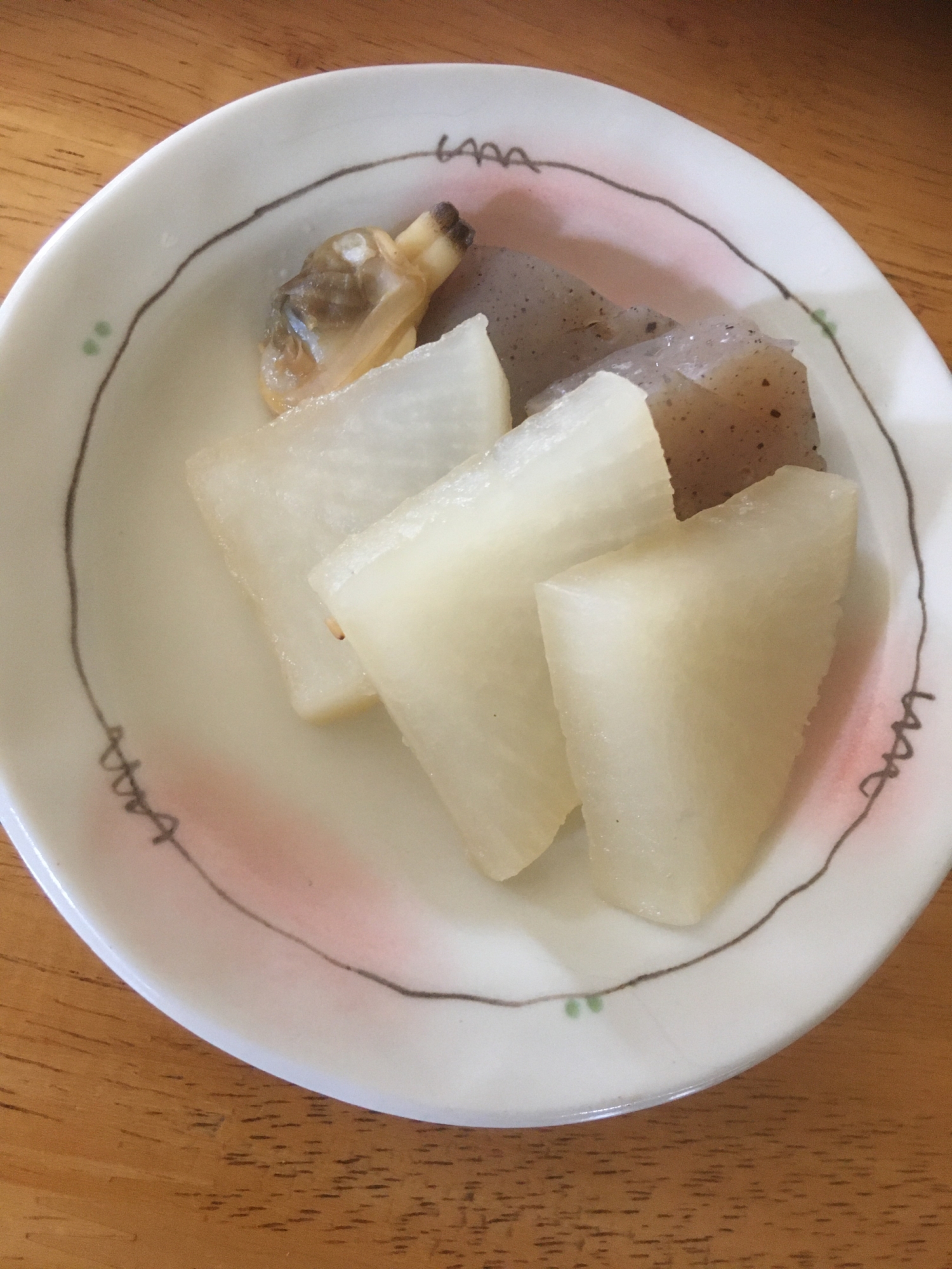 だいこんにゃくあさり煮