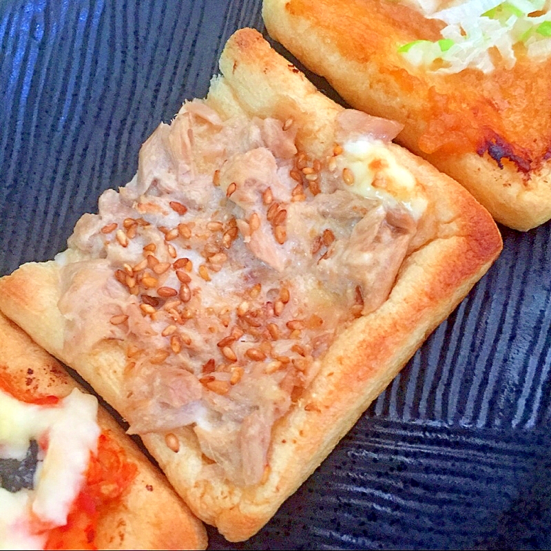 油揚げのツナマヨ焼き☆