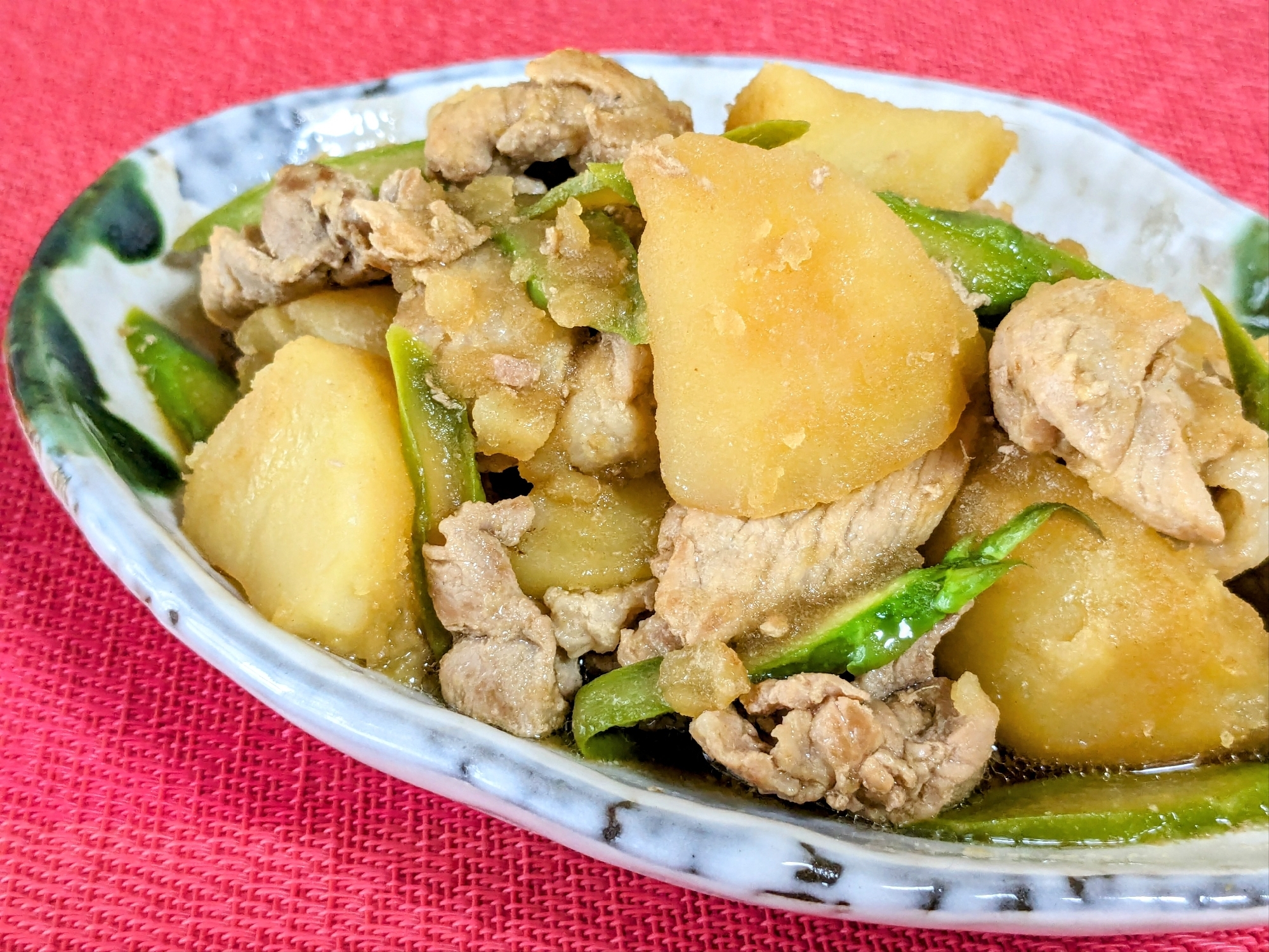 〜アスパラガスとじゃがいもの豚肉煮〜