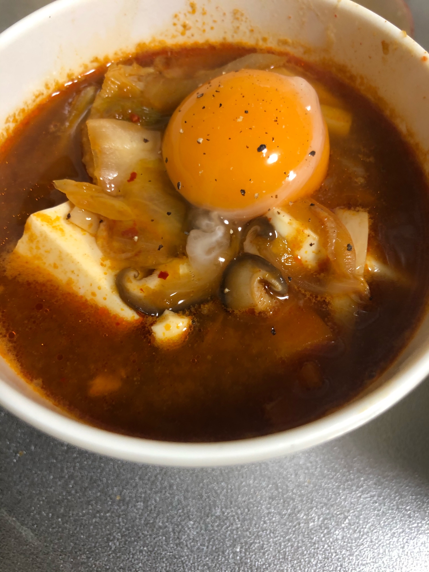 純豆腐風スープ