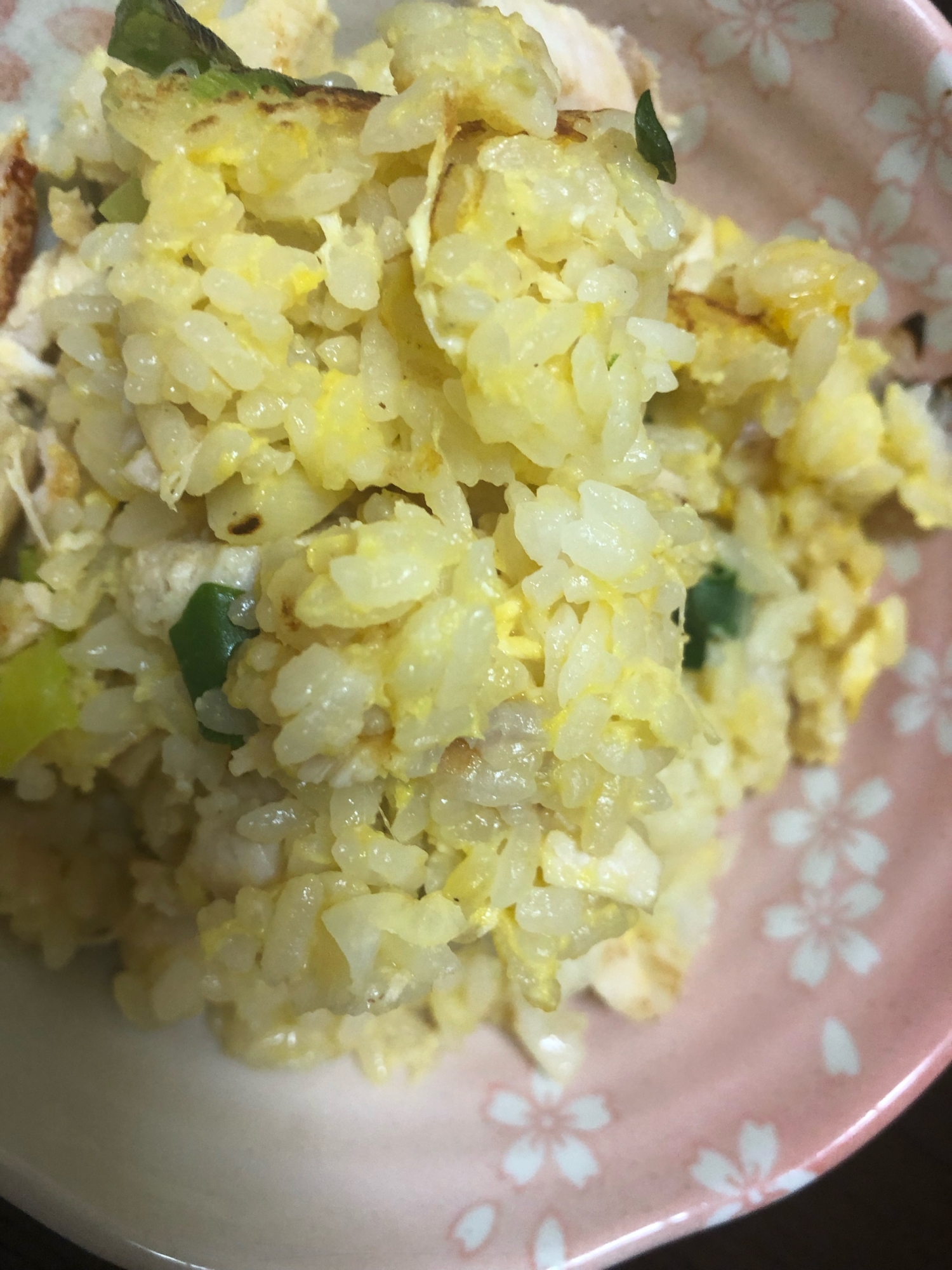 チャーハン、たまご2個♪