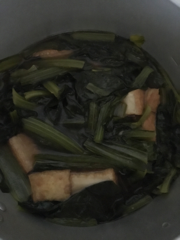 小松菜の煮物