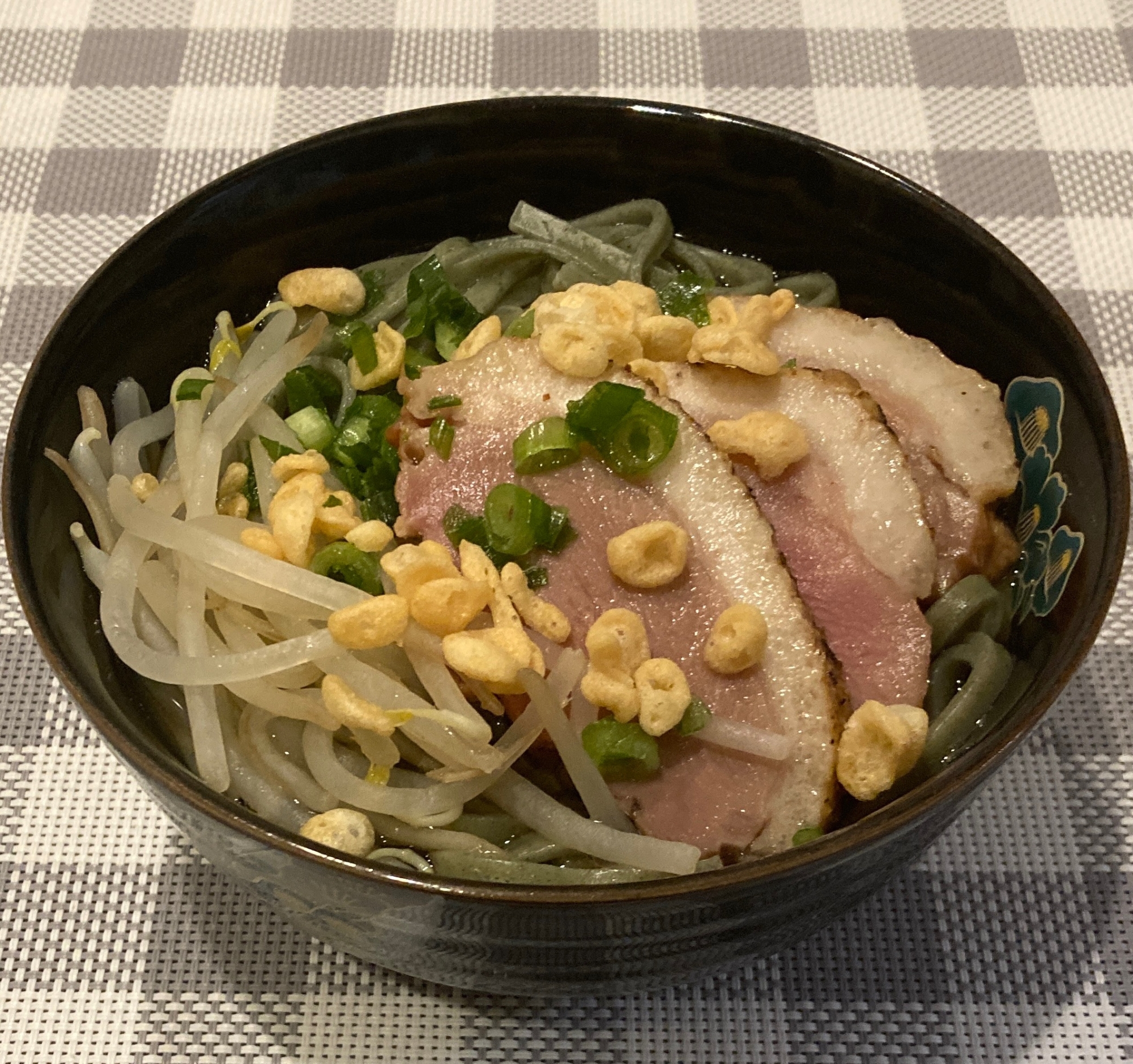 ビューティーミート☆合鴨のよもぎうどん♪