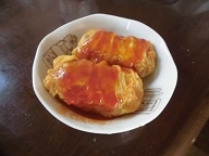 ケチャップの甘味でおいしいロールキャベツが作れました。