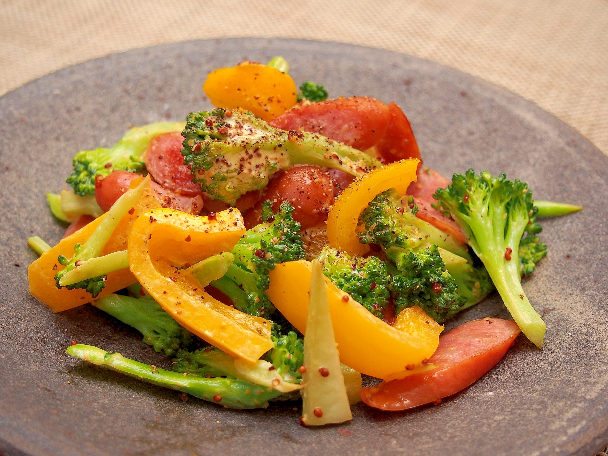 簡単 ウインナーの粒マスタード炒め レシピ 作り方 By 鶏のから揚げ 楽天レシピ