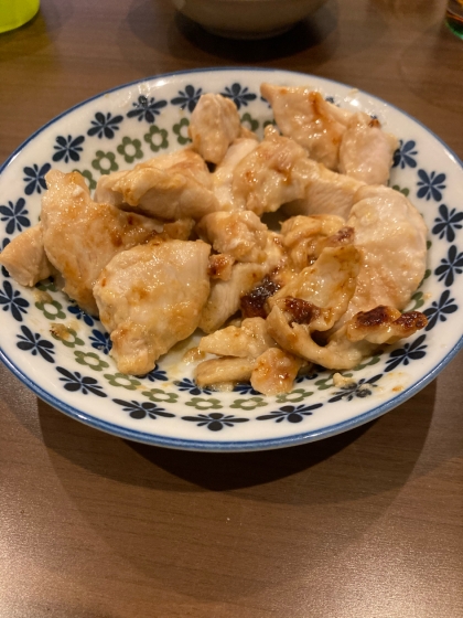 胸肉ですが柔らかく、美味しくできました。