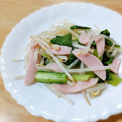 魚肉ソーセージの野菜炒め