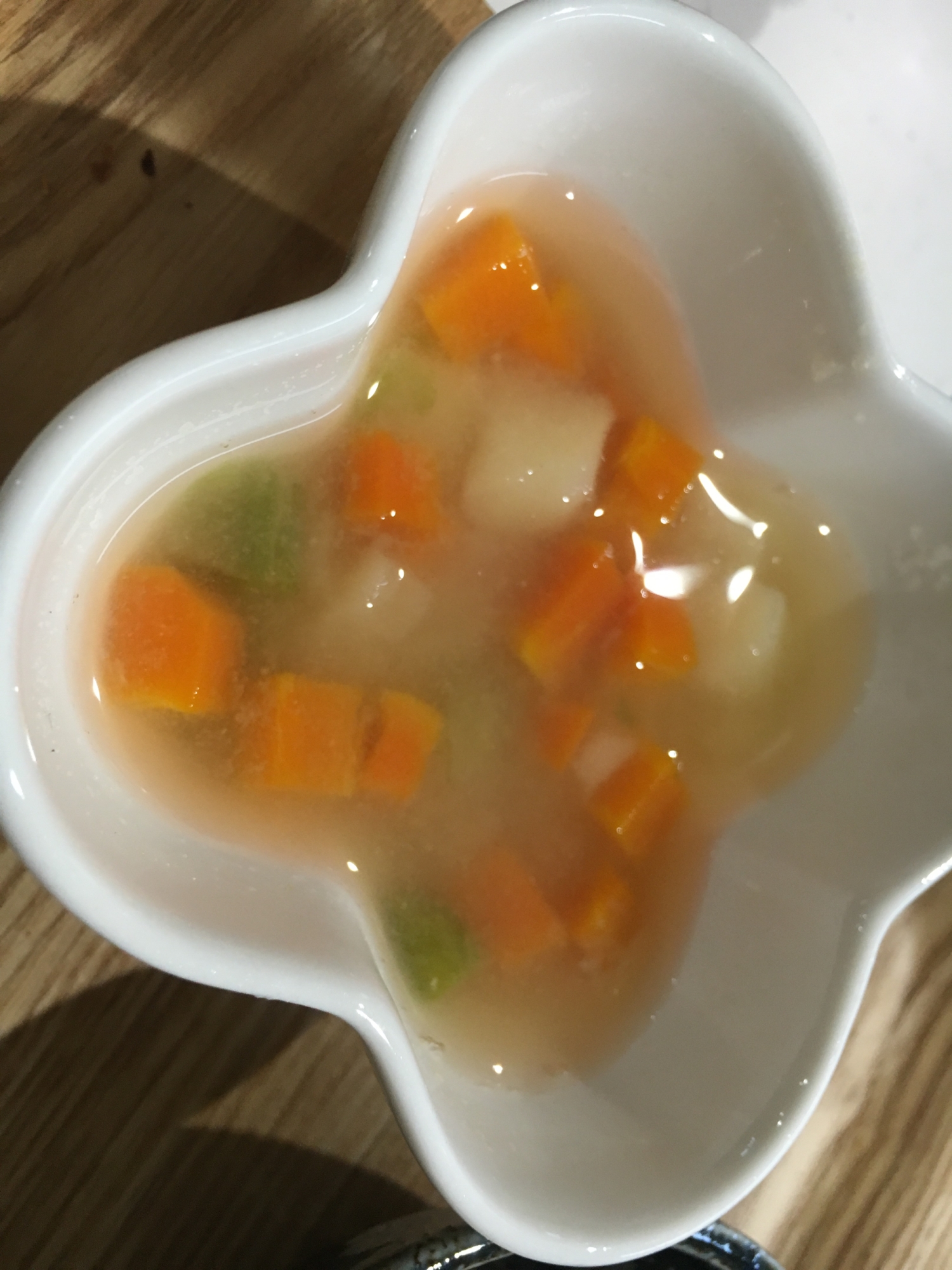 離乳食後期 野菜のお味噌汁 レシピ 作り方 By Kmama36 楽天レシピ
