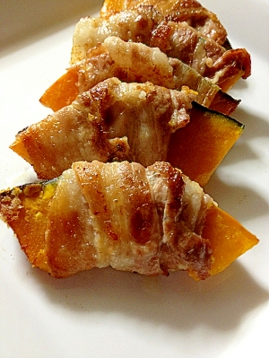 ホクホク 厚切りかぼちゃの肉巻き レシピ 作り方 By ゴールデンアルジータ 楽天レシピ ホクホク 厚切りかぼちゃの肉巻き レシピ 作り方 By ゴールデンアルジータ 楽天レシピ