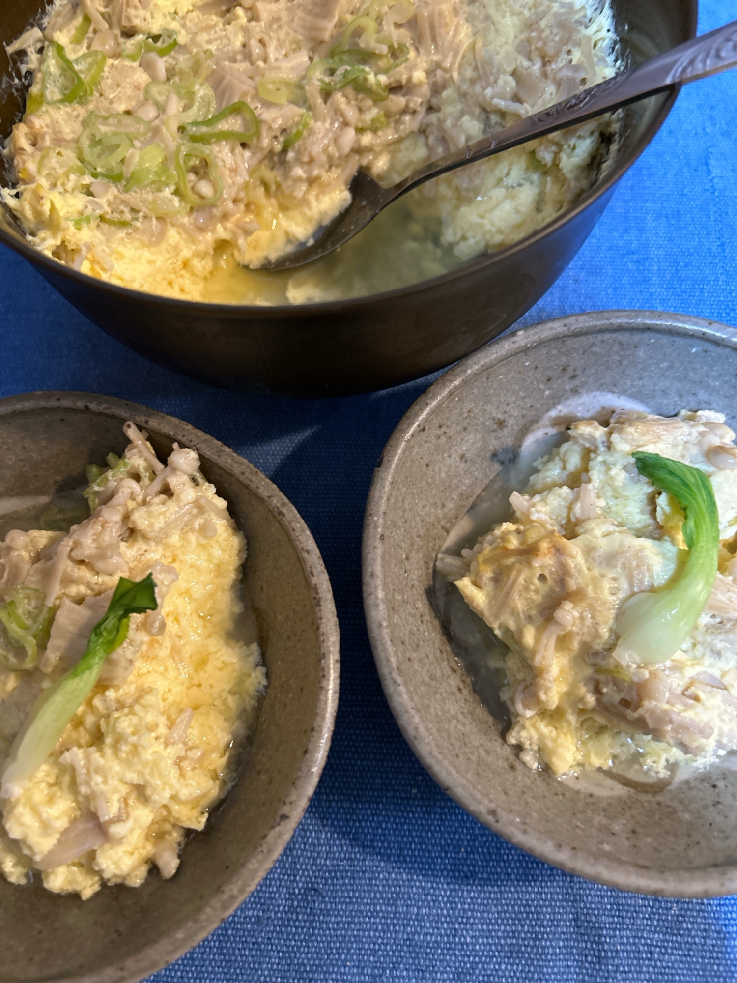 えのき牛乳茶碗蒸し