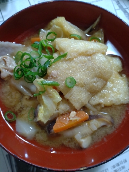 油を使わない　”豚汁”
