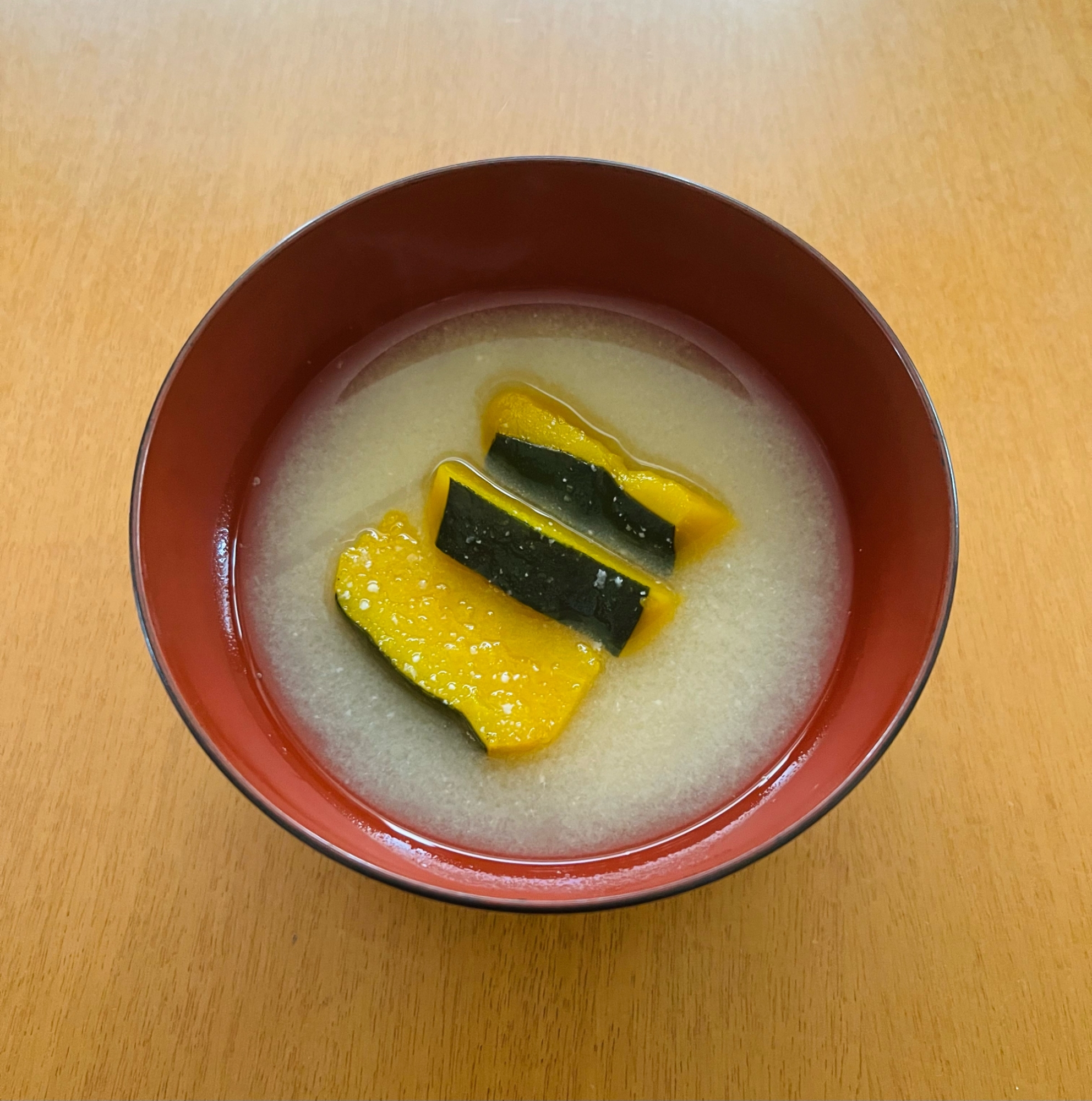 かぼちゃのバター味噌汁