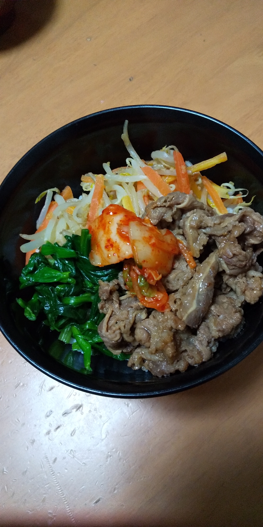 お子様もOK☆簡単ズボラなビビンバ丼風