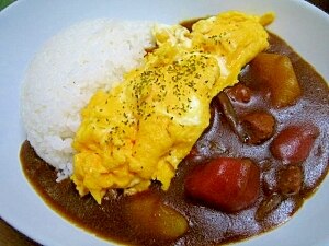 ふわふわオムレツカレー レシピ 作り方 By ミルク白うさぎ 楽天レシピ