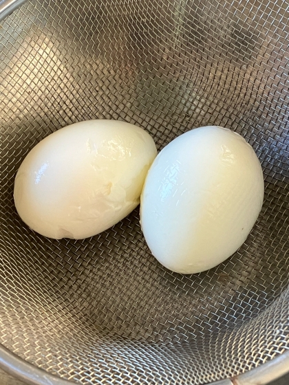 サラダに入れる用に作ったので10分弱放置。硬過ぎず良い感じでできました。節約も以上に、簡単で放置でできるので人におすすめするにも良い、